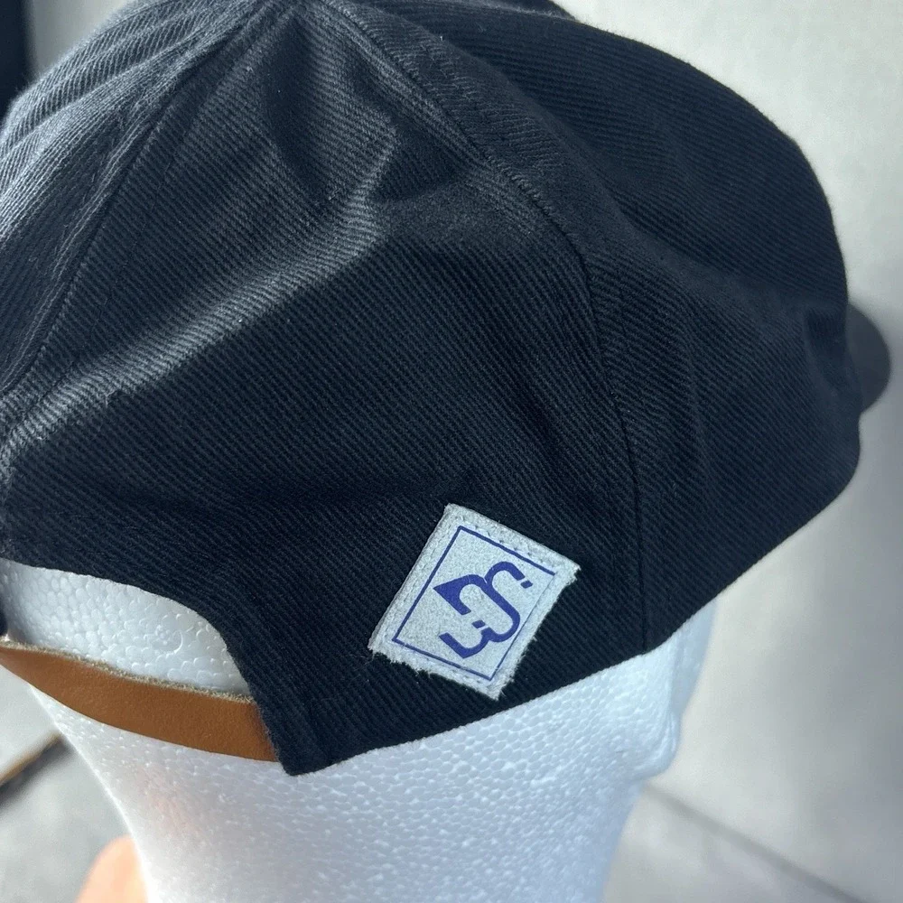 Vintage Vail 99 Strap Back Hat Merkley Alpine World Ski‎ Championships Black